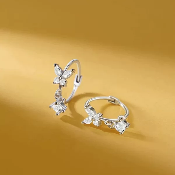Japanese Retro Daisy Earrings Simple Ear Ring Niche Design Internet Celebrant Cold Style Earrings 2025 Trendy Earrings