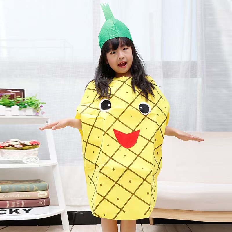 ハロウィンの舞台服六一子供の祝日の公演服の現物の果物服の野菜の演技服の卸売りの親子服|undefined