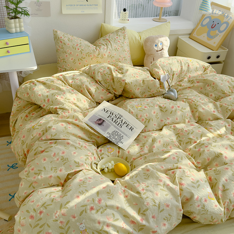 워시드 코튼 프린트-Xinye