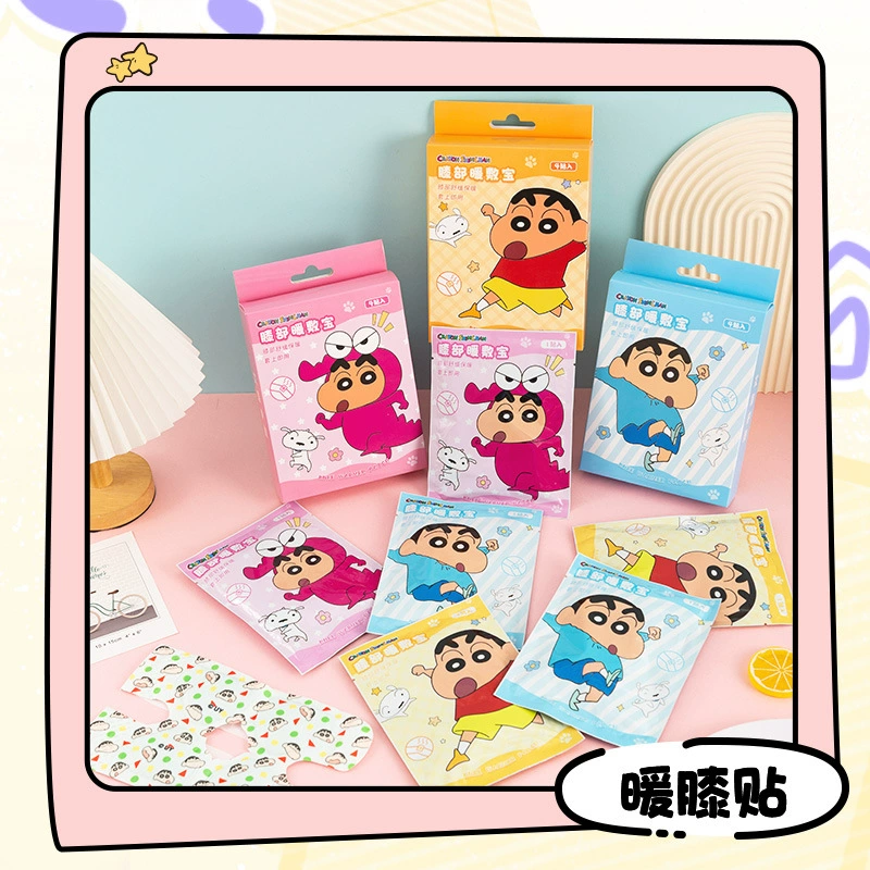 Новая Crayon Shin - новые аутентичные наколенники, согревающие теплом колени, согревающие суставы, колени согреты, колени теплыми