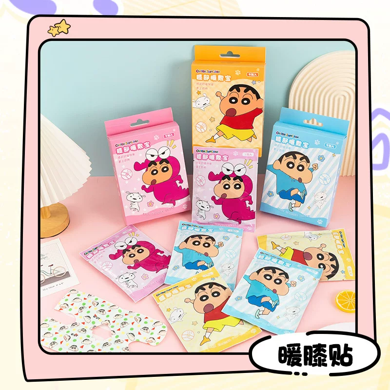 Новая Crayon Shin - новые аутентичные наколенники, согревающие теплом колени, согревающие суставы, колени согреты, колени теплыми