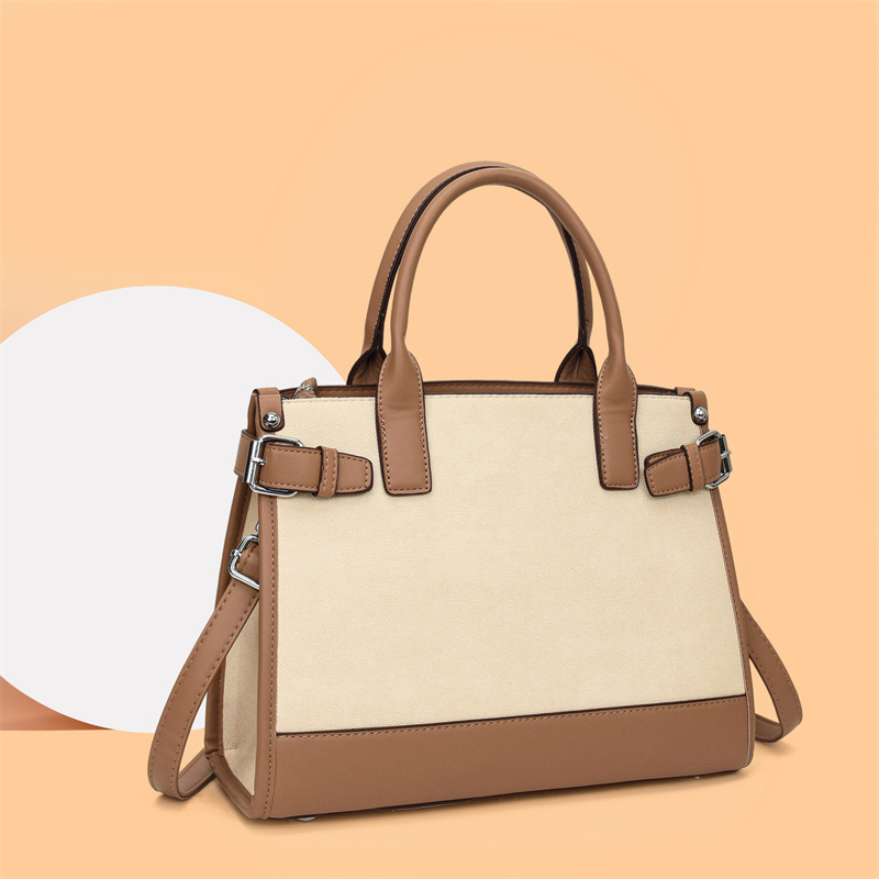 简约大气妈妈礼物手提铂金包女2025新款大容量气质单肩斜挎包批发