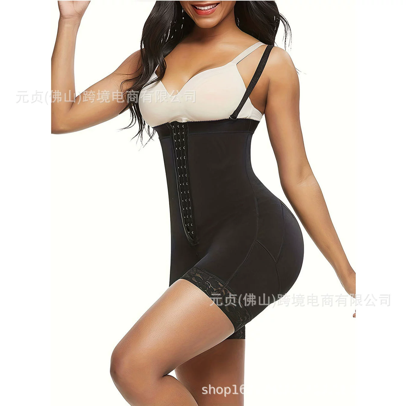 (Cross-border trading), bodysuit, shapewear with zipper, lace slimming leggings