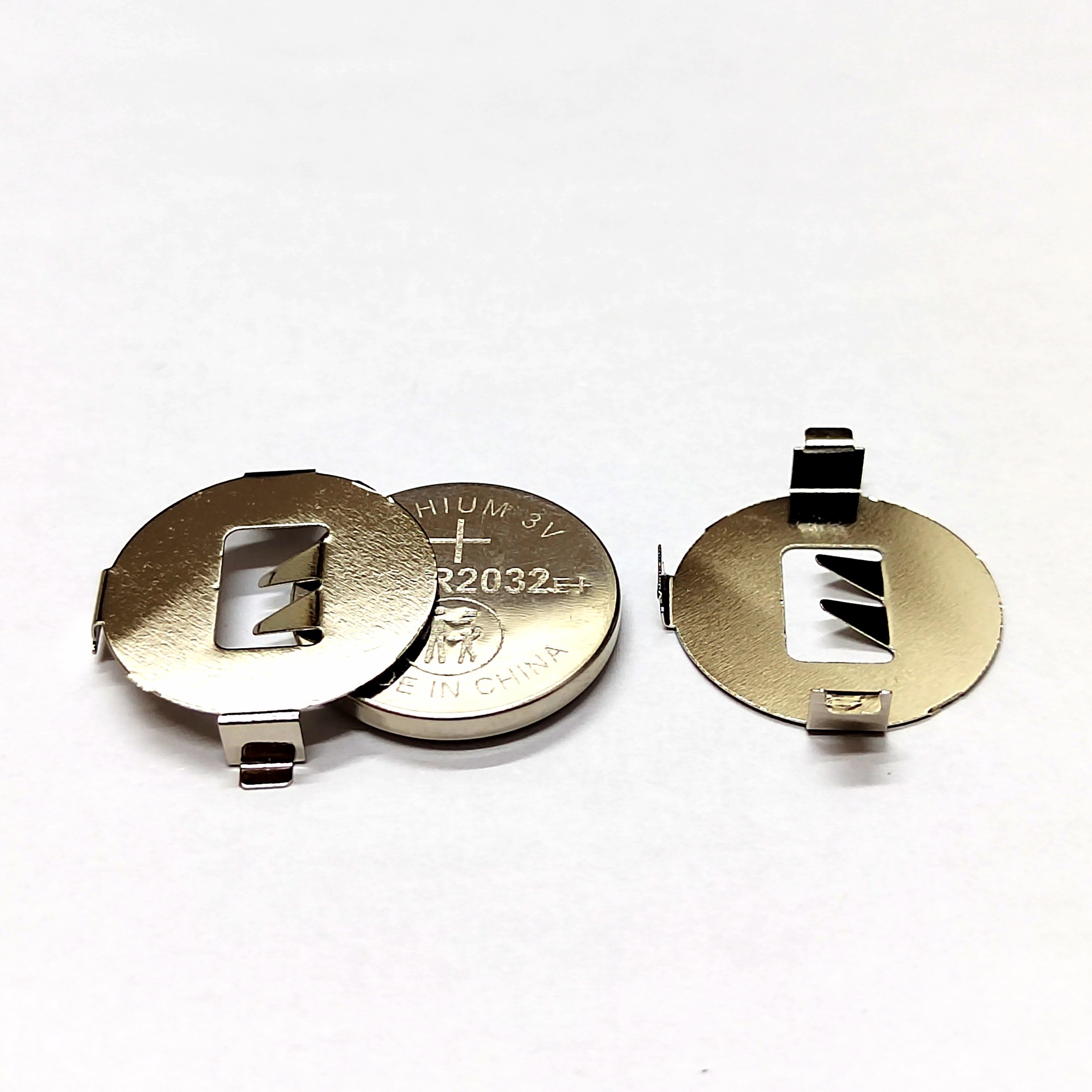 电池片 电池扣 电池座 CR2032弯脚电池片  纽扣电池扣 弯脚电池片