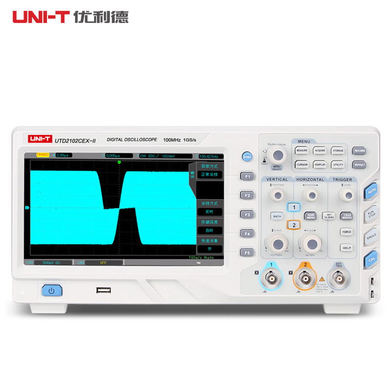 UNI-T优利德UTD2102CEX+/2072CL/2152CL数字示波器双通道150M