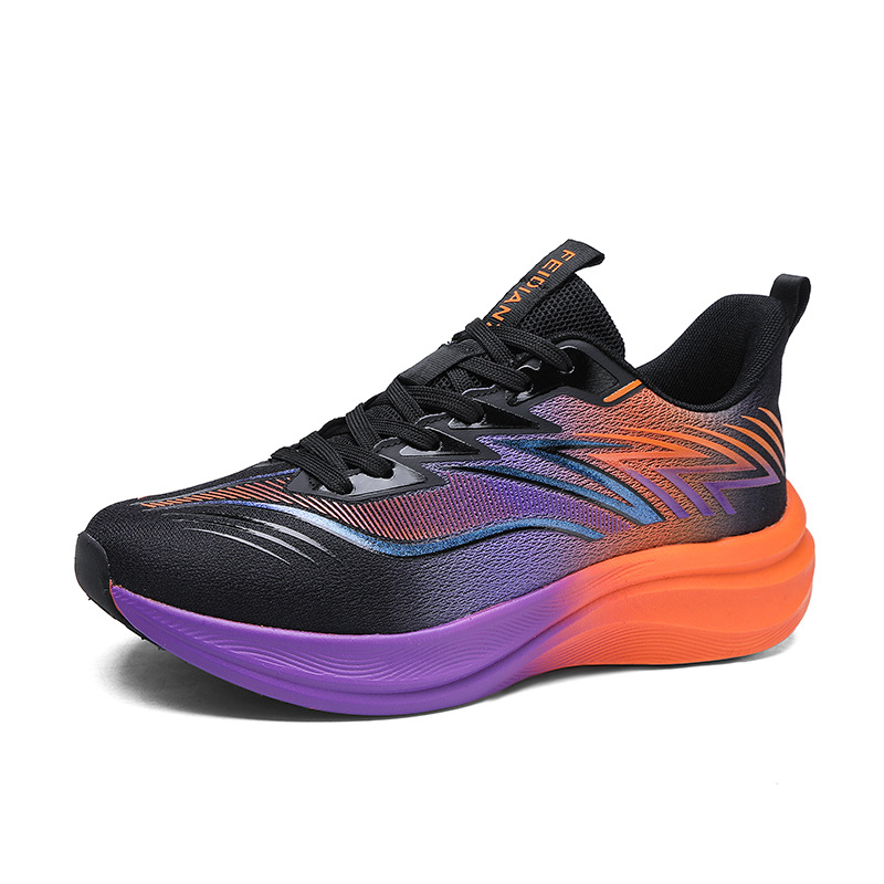 2024 nuevas parejas de moda nocturna zapatillas de deporte transfronterizas palomitas de maíz soleas grandes fricción sonora zapatillas deportivas para correr