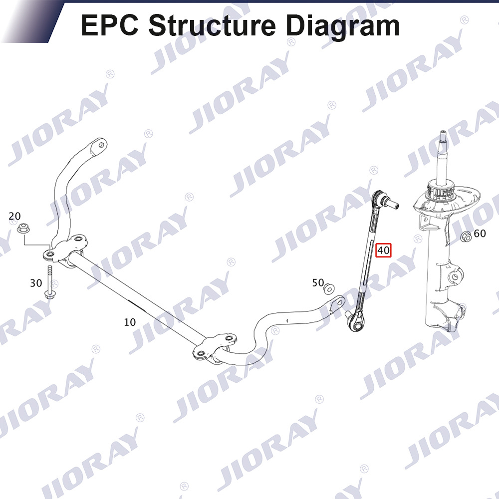 奔驰GLK级X204 前平衡杆 EPC-1