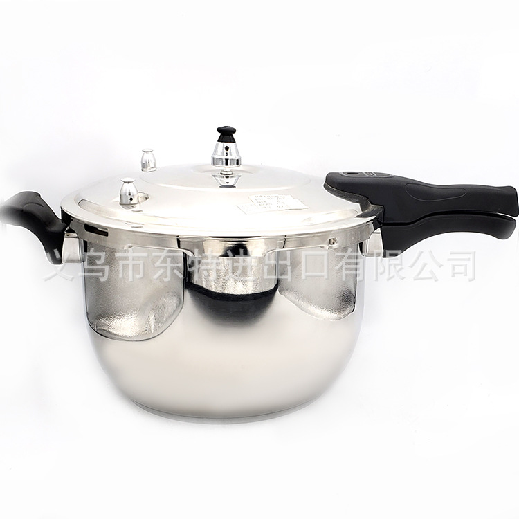 Stainless steel pressure cooker for both household and commercial use, double-bottom pressure cooker for export detail image 3