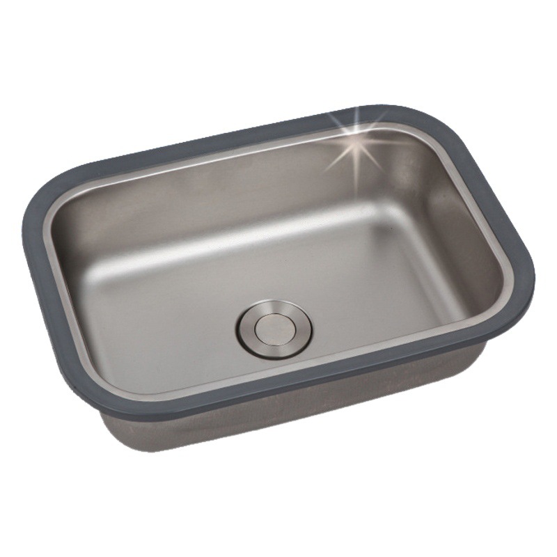 Stainless Steel Sink Thickened Small Basin Rv Bar Mini Wash Basin Kindergarten School Bathroom Basin Single Basin
