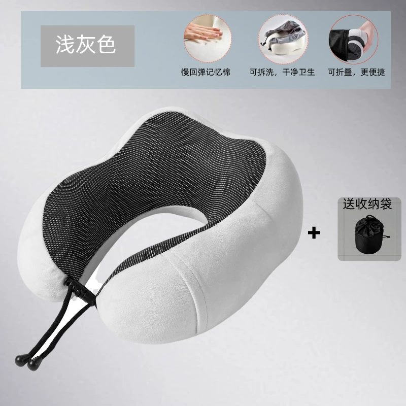 Handheld neck pillow for sleep for traveling, with neck protection