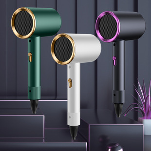 Cross-border hair dryer straight blue light hair dryer home student dormitory hot and cold wind high-speed hair dryer