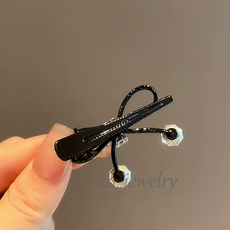 Cute hairgrip with bow, hairpins, hair accessory, high-quality style