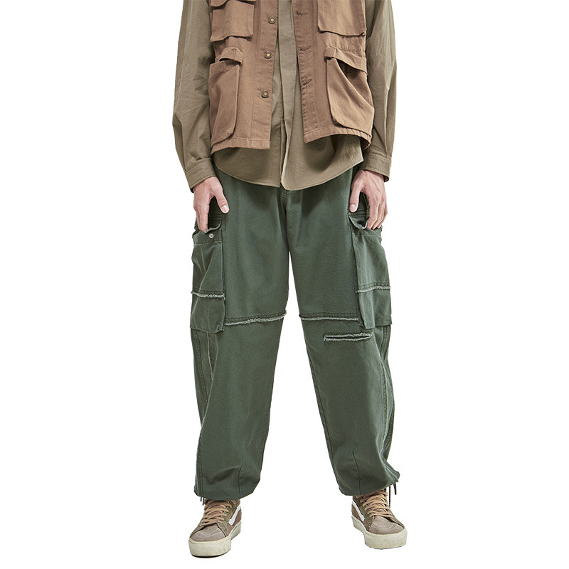 Herrenbekleidung Herrenmode Modemarke Overalls Herren Herbst Neue Herrenbekleidung Hosen Stone Mill Lose Freizeithose Herren_voghion.com