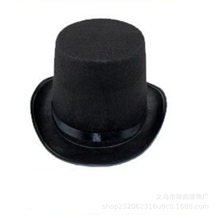 Fabricantes de sombreros de fieltro rojo en stock sombreros de Lincoln sombreros de moda no tejidos sombreros de niños