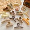 Brand big crab pin, shark, hairgrip, advanced hair accessory, South Korea, simple and elegant design, high-quality style