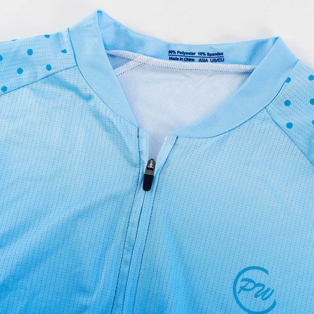 男女式户外骑行运动衫短袖MTB山地自行车衬衫 轻薄透气速干骑行服