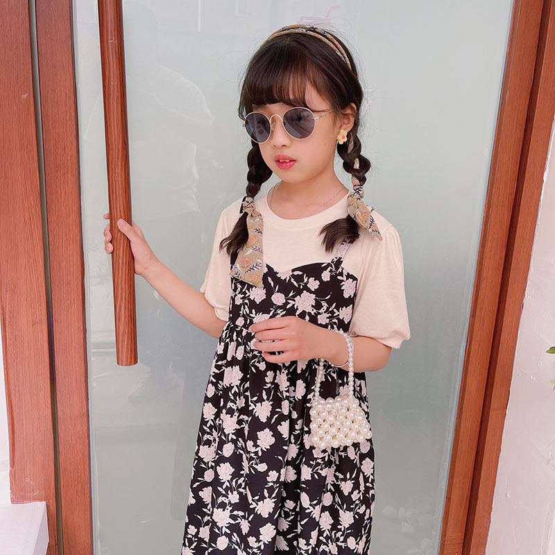 Bolso pequeño para niños 2021 Nueva perla pequeña mochila estilo coreano personalidad creativa cadena verano hombro bolsa de mensajero moda