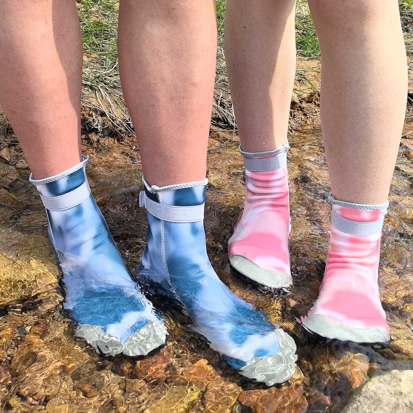 Women's high-top beach shoes for adults, suitable for river tracing, non-slip, quick-drying, outdoor swimming, snorkeling, couples, beach shoes for catching waves.