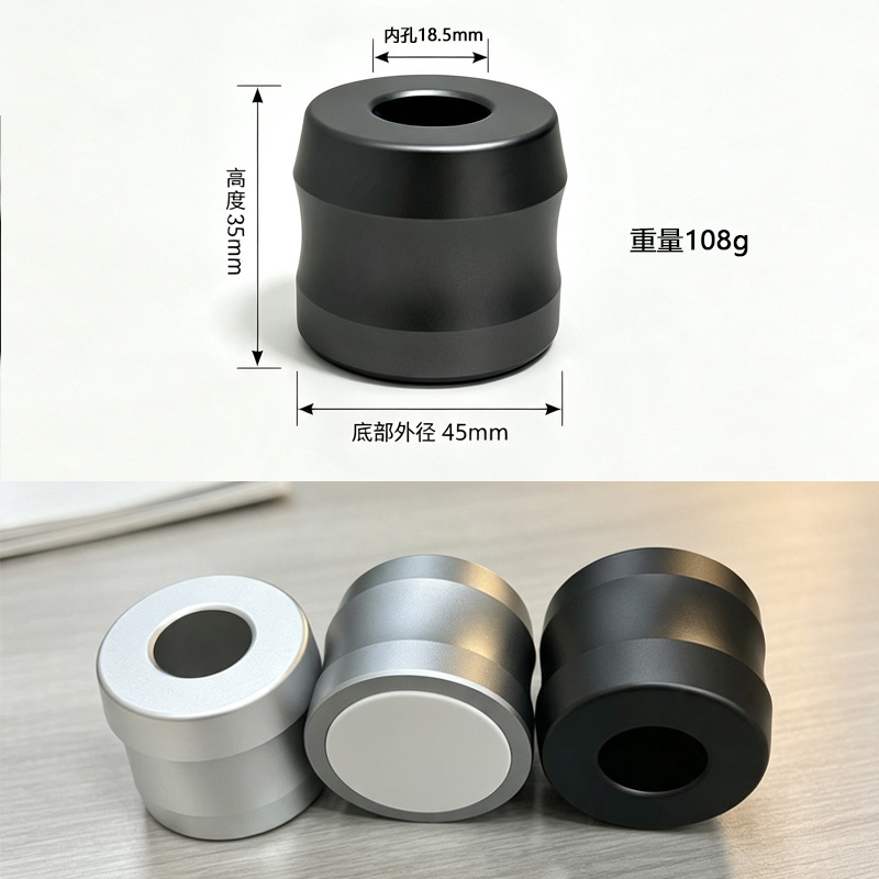 큰 얇은 허리 회색 18.5mm 내부 구멍