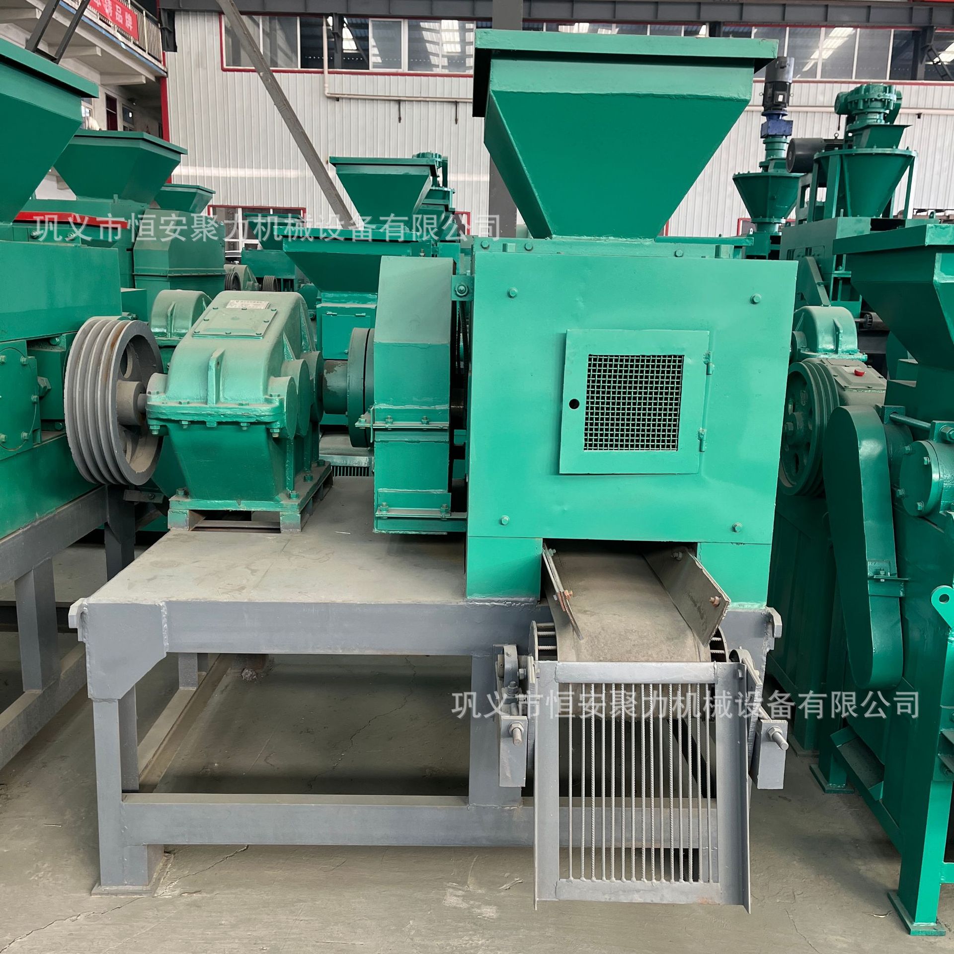 供应高压对辊型煤压球机矿粉干粉煤粉设备节能环保全自动高效节能