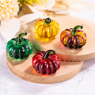 Crystal Pumpkin Ornaments Ruyi Entrance Wine Cabinet Table Ornaments Opening Gifts Creative Crystal Ornaments New Style