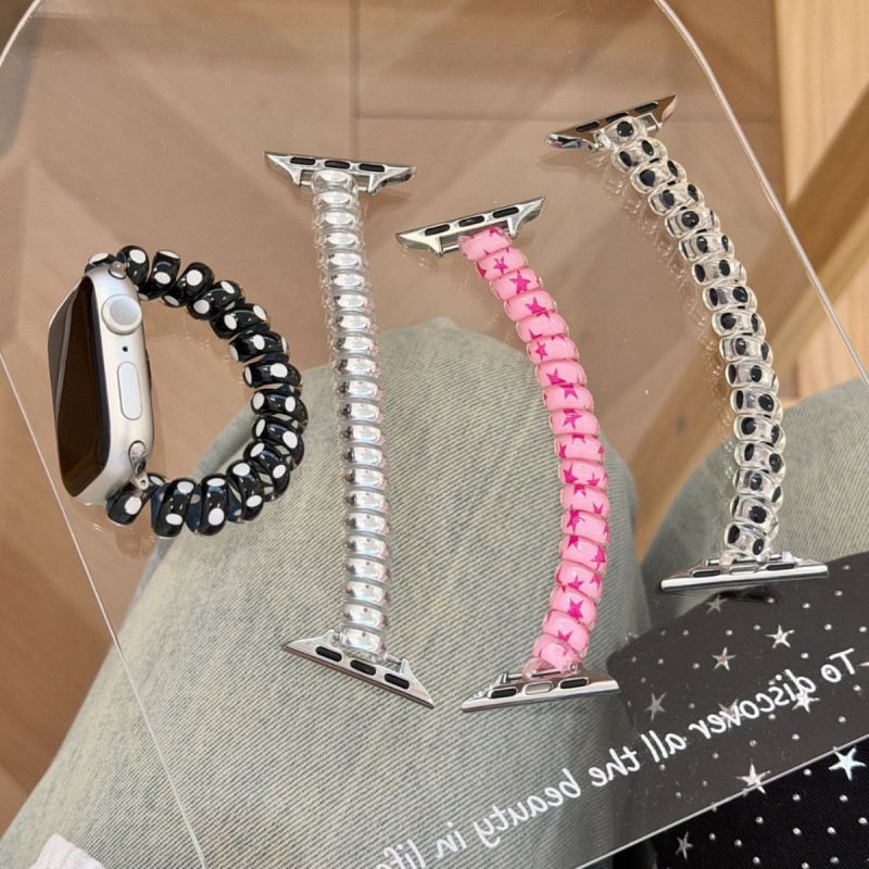 Suitable for Huawei Xiaomi Apple Applewatch11 Watch Strap S109876Se Elastic Polka Dot Phone Cord Suitable for Huawei Xiaomi Apple Applewatch11 Watch Strap S109876Se Elastic Polka Dot Phone Cord