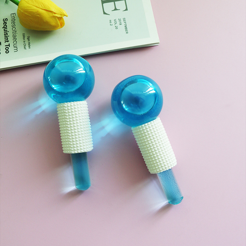 FUENTE Bola de onda de hielo de belleza de fábrica Bola de onda de hielo Bola de belleza energía bola de cristal masaje facial cuidado Bola de onda de hielo