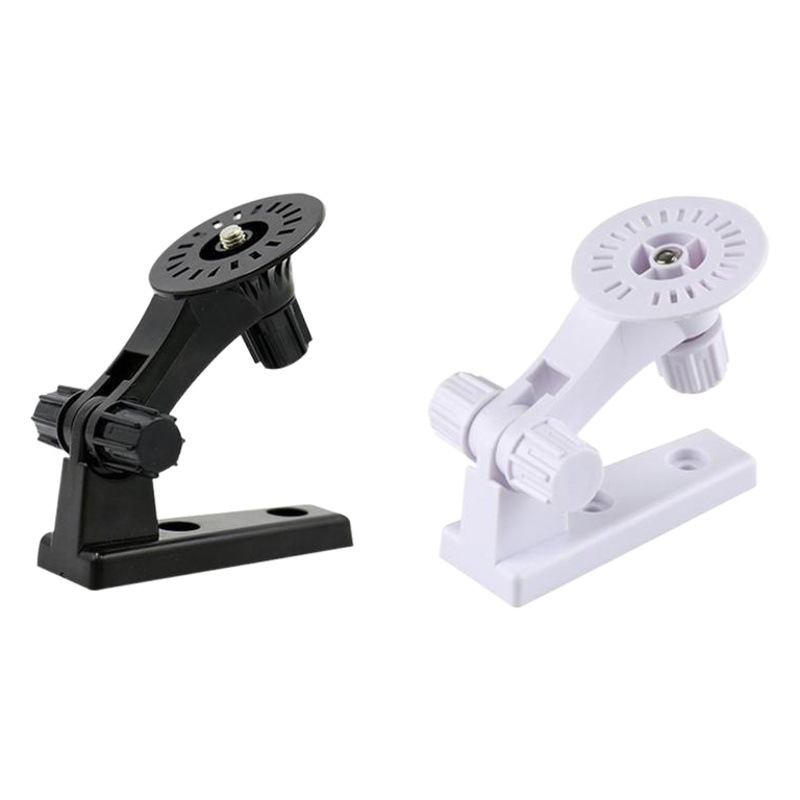 Soporte de pared para cámara de vigilancia, soporte de montaje en pared para monitoreo, color negro y blanco, cabezal de vigilancia