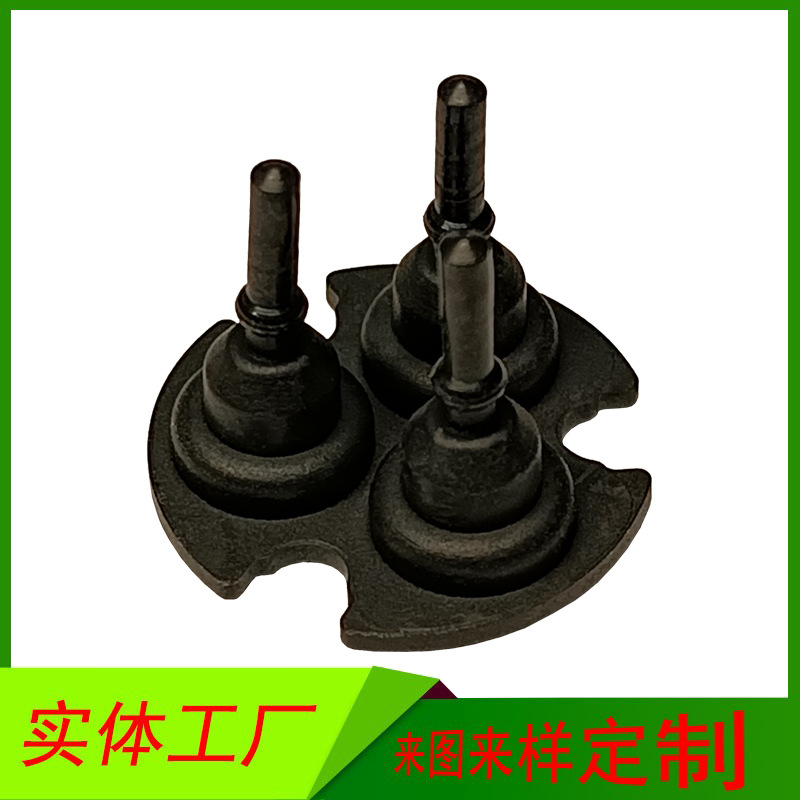 370微型水泵气泵血压计塔形橡胶皮碗3缸活塞体膜片19mm耐酸耐碱