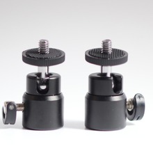 平底热靴小云台 相机LED补光灯云台万向球形云台