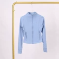 Haze blue short jacket