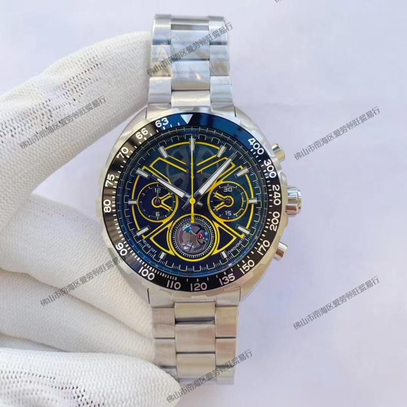 Haoyjia Ta-G F1 Series Mario Kart Co-Branded 6-Pin Running Second Quartz Watch Fully Automatic Quartz Watch