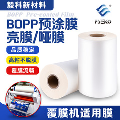 毅科デジタルboppプレコーティング膜超粘熱表装膜亜膜光沢膜ダントフィルムメーカー触感膜印刷膜