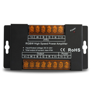 Manufacturers sell RGBW signal amplifier colorful light band amplifier high power iron box amplifier