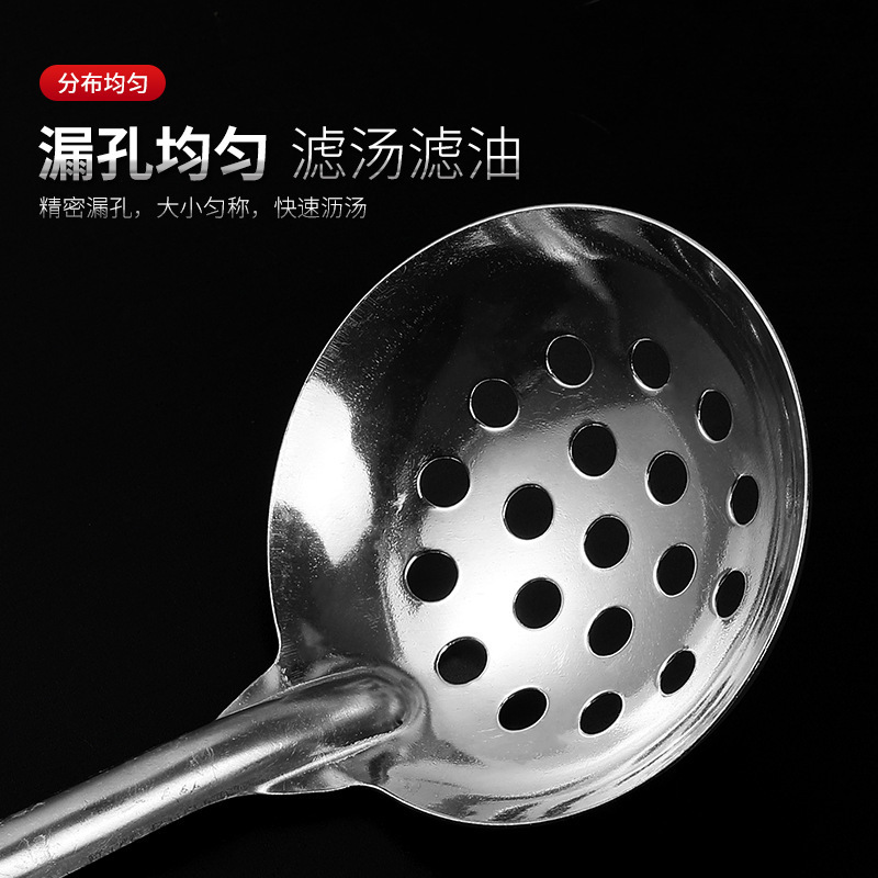 鶴型ステンレススープ殻スプーン漏れ調理器具用品食器火鍋スプーン台所用品調理吊りハンドル|undefined