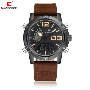 NAVIFORCE Lingxiang Factory 9095 Luminous Sports Quartz Watch Men's Watch Waterproof Fashion Personality Watch