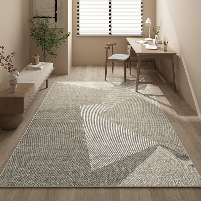 Alfombra doméstica de lujo ligera de dibujos animados resistente a la suciedad fácil de cuidar alfombra de cama resistente a la suciedad alfombra de lana de cristal antideslizante puede ser un agente