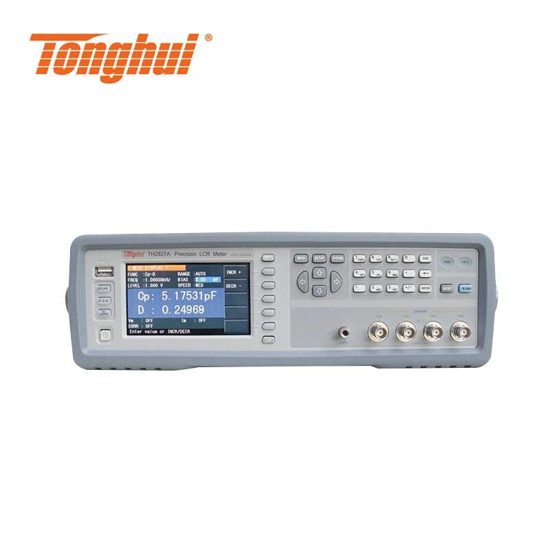 Tonghui TH2827A прецизионный цифровой мост LCR TH2827C тестер параметров компонентов частота 1 МГц