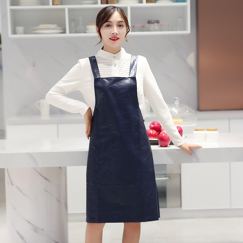 네이비 80 포켓 스트랩 앞치마 없음