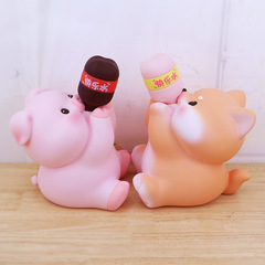 Happy tons of piggy banks for children boys and girls Internet celebrity coins anti-fall adult piggy bank large birthday gift