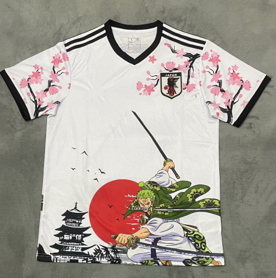 25-26 Nueva camiseta de anime de camiseta japonesa One Piece Samurai Sakura Dragon Ball Uniforme de fútbol transfronterizo de edición especial