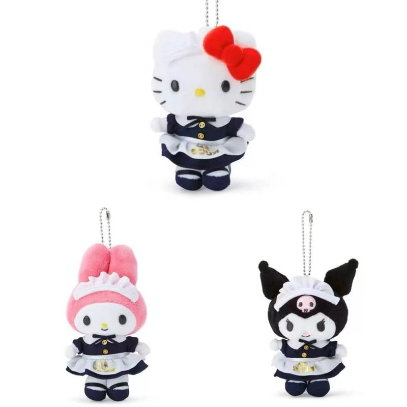 日本シングルかわいいキティ猫メイドネイビーメロディー人形ペンダントクーロミガールバッグギフト|undefined