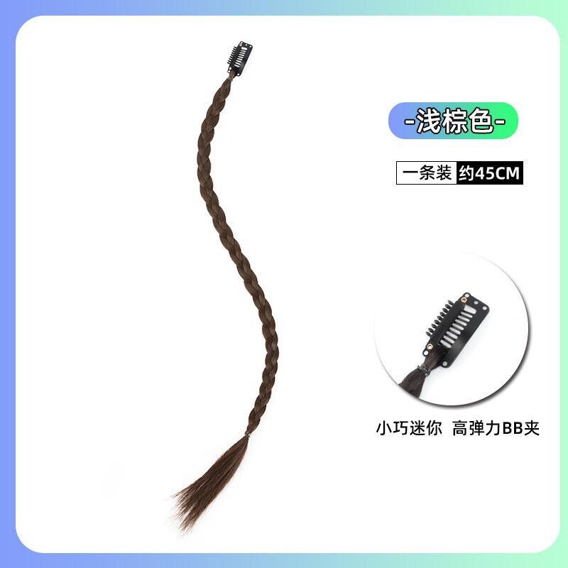 偽ポニーテール編み込みダブルポニーテールウィッグ編み込みボクシング編み込みダーティーブレードヘアアクセサリー編み込みウィッグ偽編み込みカラフルな編み込み|undefined