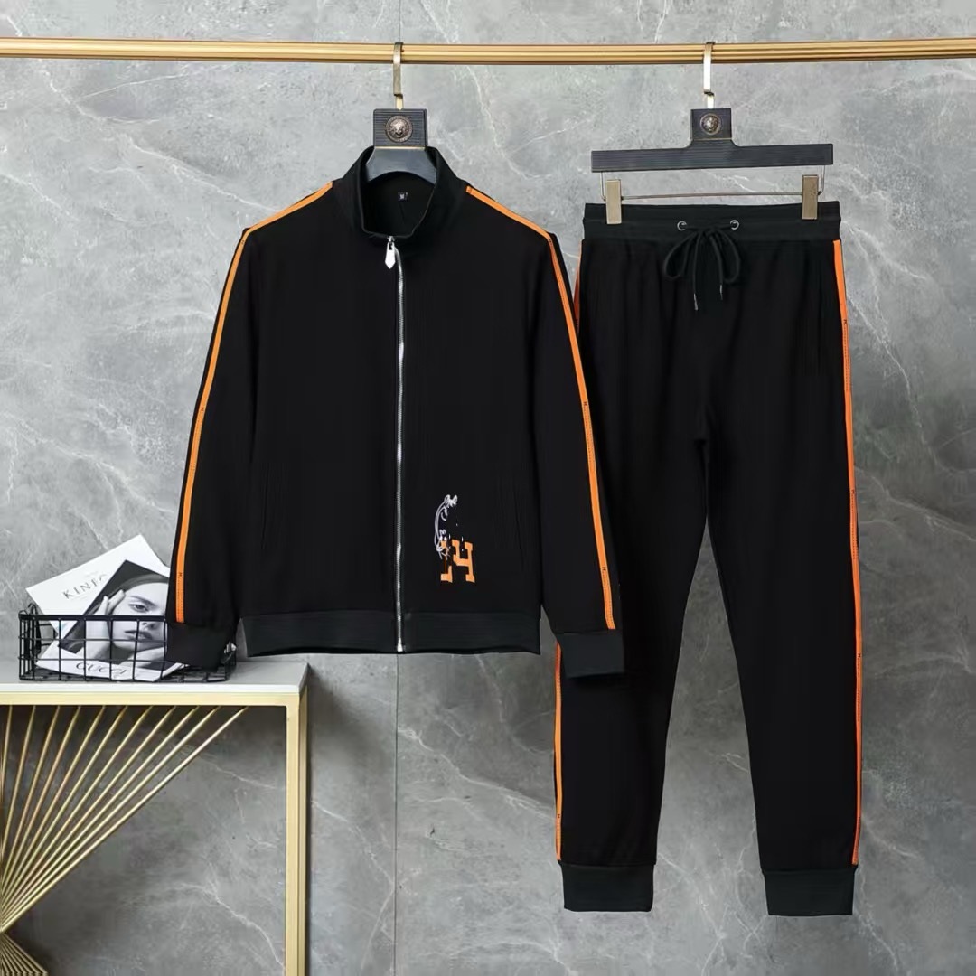 25 años de otoño y invierno de alta calidad nuevo estilo P casa marca de moda cardigan casual suéter deportivo conjunto de parejas