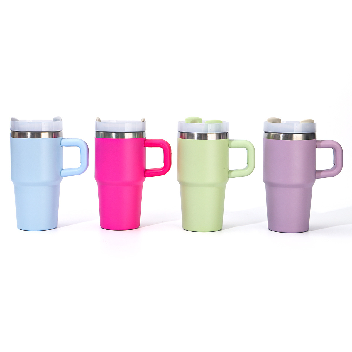 Moda transfronteriza de alto valor de la segunda generación mango taza de automóvil 20oz taza de aislamiento de acero inoxidable portable taza de hielo para automóviles