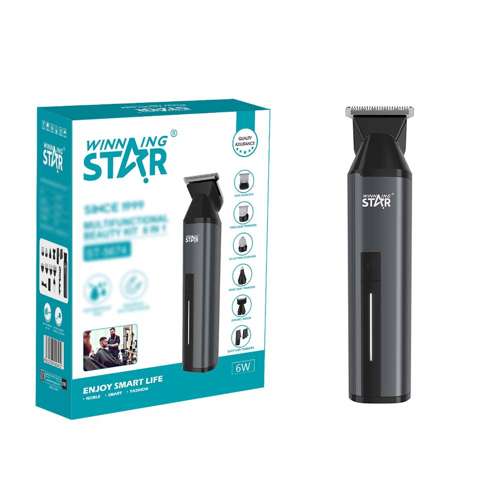WinningStar Cross-border Type-C corte de pelo eléctrico afeitado para el hogar conveniente corte de pelo seis en uno