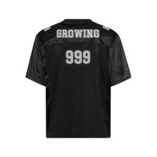 数字英文印花运动球服夏款男士欧美潮透气速干拼接网眼休闲V领t恤