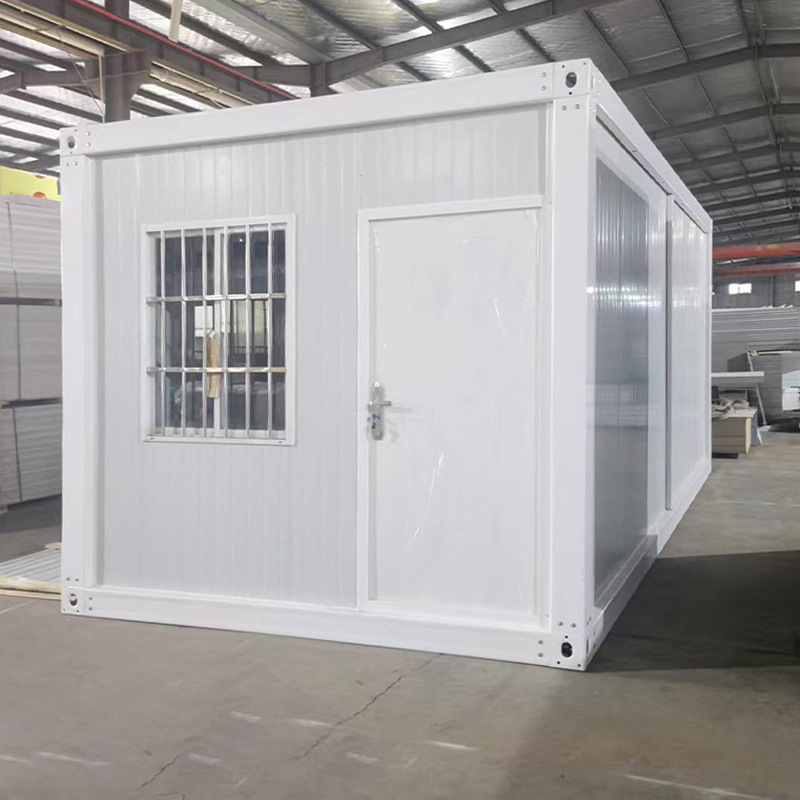 Contenedor móvil Casa de tablero móvil Caja ensamblada Sitio de construcción Dormitorio Residente Casa de contenedor Casa móvil de placa de acero de color