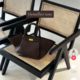 British Niche DeMellier Wings Bag Large Capacity Tote Bag Litchi Pattern Leather Shoulder Bag