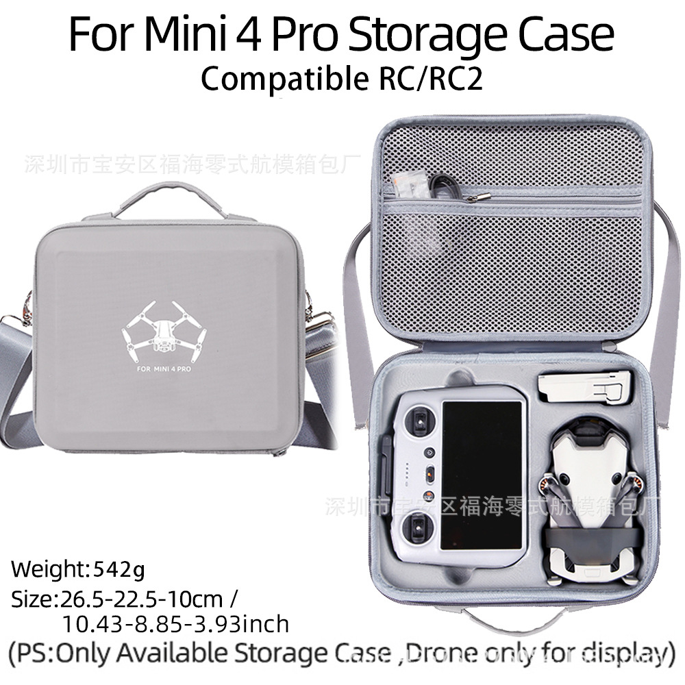 Aplicable a DJI mini 4 pro bolsa de almacenamiento DJI mini 4 bolsa de almacenamiento de drones con pantalla bolsa portátil